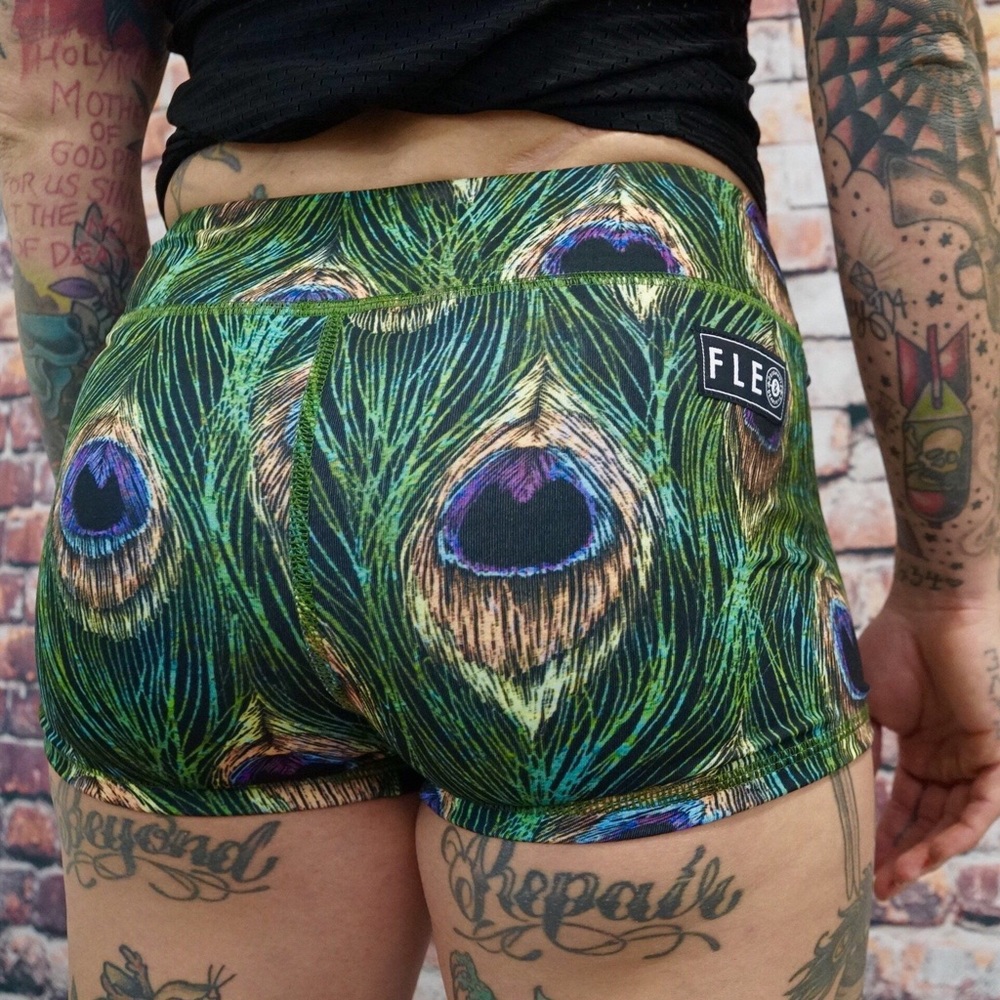 ISO - XS Fleo x DNDL Peacock Shorts